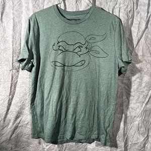 TNMT Adult Size (XL) Heather Green Short Sleeve Tee